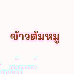 ข้าวต้มหมู / ไก่
