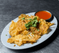 ปลาหมึกทอด