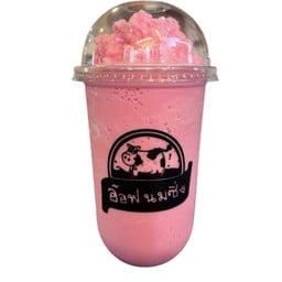 สตอเบอรี่นมสดปั่น