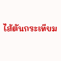 ไส้ตันทอดกระเทียม
