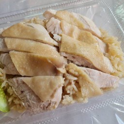 ข้าวมันไก่ เจ๊จู จรัญ22 ข้าวมันไก่ทอด ข้าวขาหมู จรัญ22