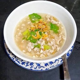 ข้าวต้มหมูสับกุ้งแห้งโบราณ