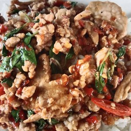 อาหารตามสั่งตลาดสมหวัง(ป้าวรรณตามสั่ง)