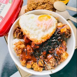 ข้าวไก่กรอบ เลือกซอส