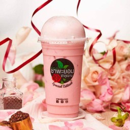 ชากุหลาบนมเย็น