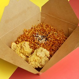 รามยอนเผ็ด หน้าไก่คาราเกะ (เลือกรสชาติได้)