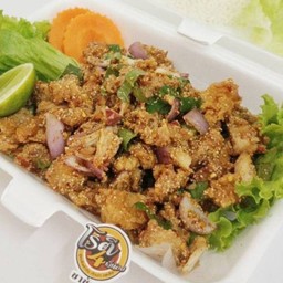 ยำไก่แซ่บ(กับข้าว)