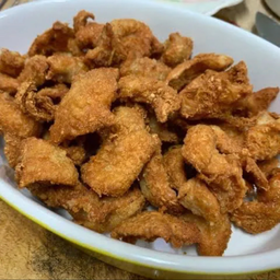 หนังไก่ทอด