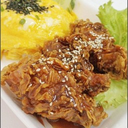 ข้าวไข่ข้น+ปีกบน3 เกาหลี