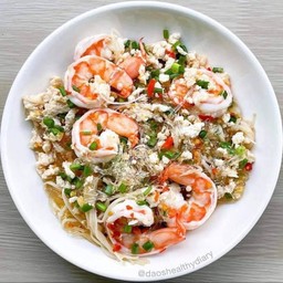 ยำวุ้นเส้น+กุ้งหมูสับ