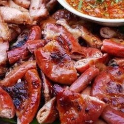 Grilled Pork Intestines