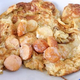 ข้าวไข่เจียวไส้กรอก