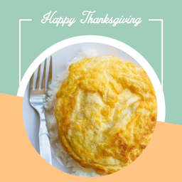 ข้าวไข่เจียว ไข่ 2 ฟอง