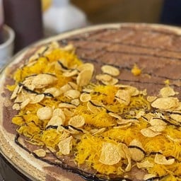 เครปไส้ นูเทลล่า+คอนเฟลก+ฝอยทอง+ซอสช็อกโกแลต