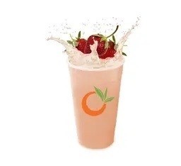 ชาเขียว โยเกิร์ต สตรอว์เบอร์รี่ - Strawberry Yogurt Green Tea