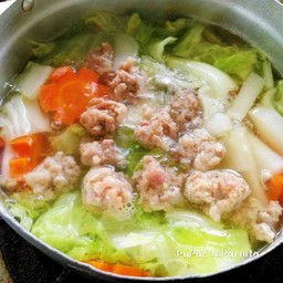 ต้มจืดผักกาดขาวหมูสับแครอท