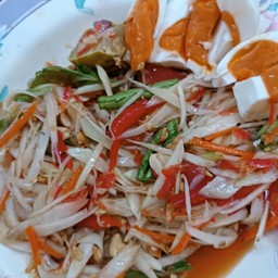 ตำไทยข้าวโพด-ไข่เค็ม