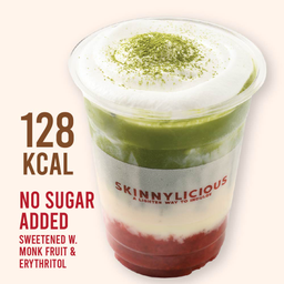 มัทฉะ สตรอว์เบอร์รี ลาเต้ ( Iced Matcha Strawberry )