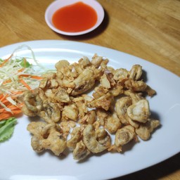 ไส้ตันทอดกระเทียม