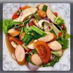 ยำใสกรอก