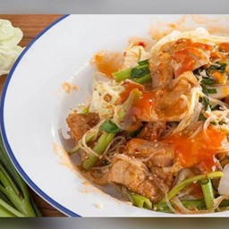 สุกี้ไก่แห้ง