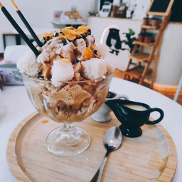 ปังเย็นโกโก้นมสด