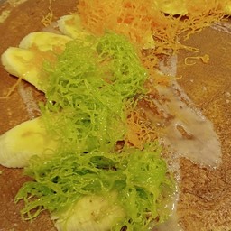 เครปไส้นูเทลล่า+กล้วยหอม+ฝอยทอง