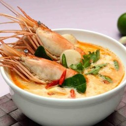 ต้มยำกุ้งแม่น้ำ (น้ำข้น)
