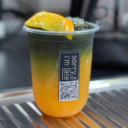 ชาเขียว&น้ำส้มคั้น