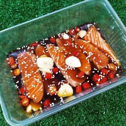 แซลมอนดองซีอิ๊วญี่ปุ่น