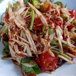 ตำปูปลาร้าพริกแห้ง