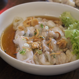 29.ฉางเฝิ่นเห็ดหอม Steamed Musroom Rice Roll