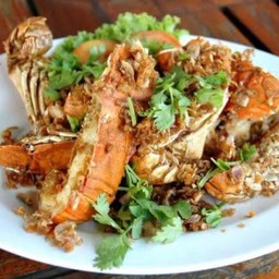 กั้งทอดกระเทียม