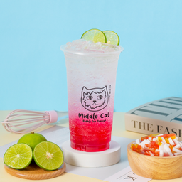 น้ำแดงมะนาวโซดา