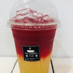 ชากุหลาบน้ำผึ้งมะนาว เย็น