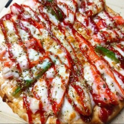 Pizza บาบีคิวปูอัด