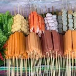 ข้ามเวลา  เฟรนฟราย&ลูกชิ้น น้ำจิ้มนรกแตก