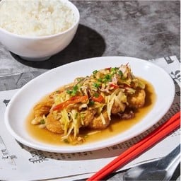 Stir-Fried White Chive Dumplings (No Tofu - Optional)