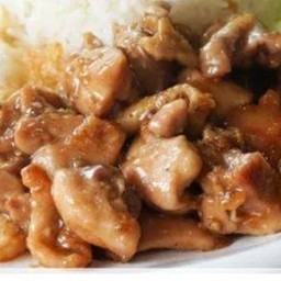 ไก่ทอดกระเทียม ราดข้าว