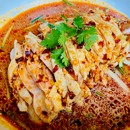 19.ไก่นำ้ลายสอ 口水鸡 Mouth-Watering Chicken [Cold dish]