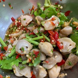 ยำเห็ดฟาง