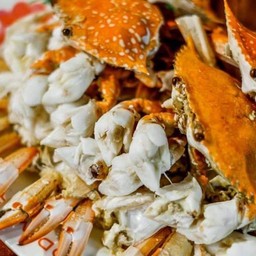 ปูม้านึ่งแกะไซส์6/7ตัวโล500กรัม