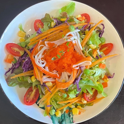 สลัด ปูอัดไข่กุ้ง