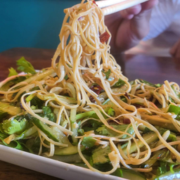 21.ยำเต้าหู้เส้น  凉拌豆皮 Shredded Tofu salad