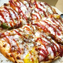 Pizza บาบีคิวแฮม