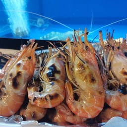 กุ้งเผาไซส์17ตัวโล500กรัม