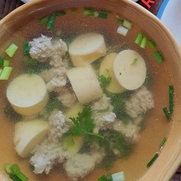 แกงจืดเต้าหู้ไข่หมูสับถ้วยเล็ก