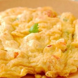 ข้าวไข่เจียวกุ้งสับ