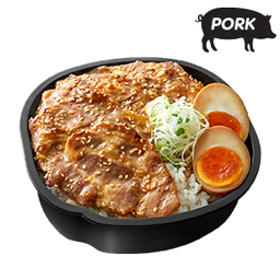 ข้าวหน้าหมูย่างมิโซะ