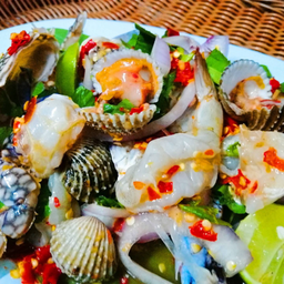 เหลาทะเล-ปลาร้า(กุ้ง-หอยนางรม-ปูม้า-หมึกวง)